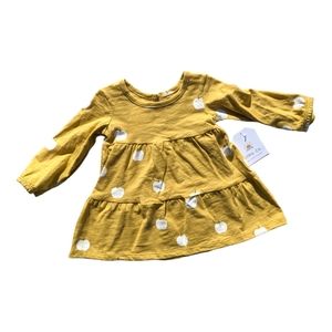 Little Co. By Lauren Conrad Girls 6m Apple's Yellow/White Top